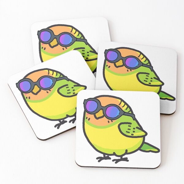 Item preview, Cool Bird with glasses designed and sold by spiewolf.