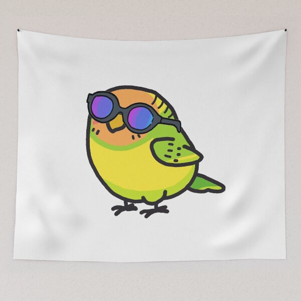 Item preview, Cool Bird with glasses designed and sold by spiewolf.