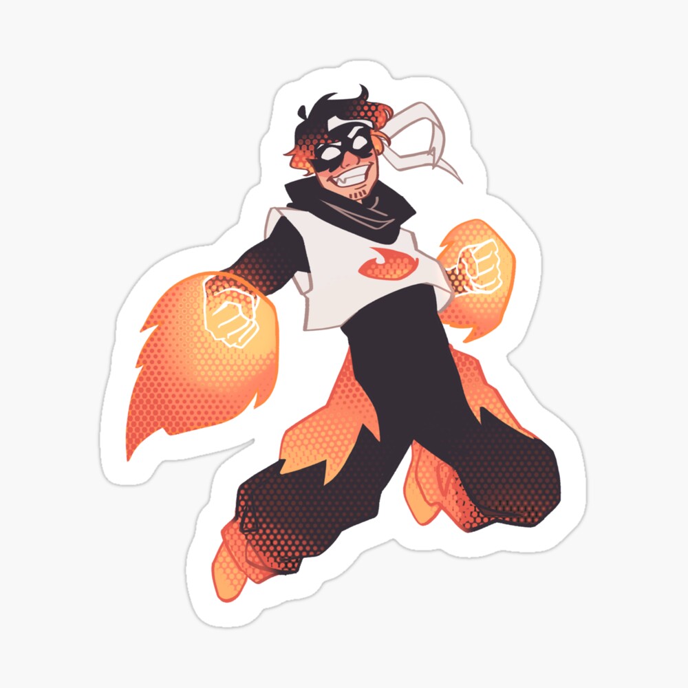 Dream SMP - Sapnap fan art Sticker for Sale by FunnehGacha