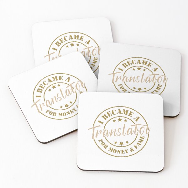Item preview, I Became A Translator For Money And Fame - Funny Translator Quote Gift Idea For Men and Womens designed and sold by Mmmm3344.