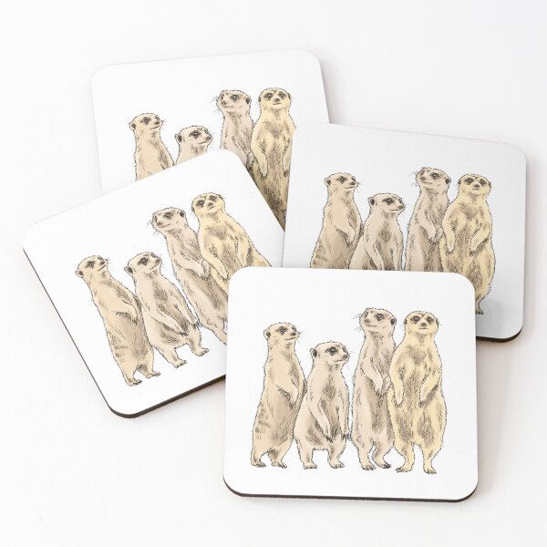 Item preview, Meerkats Single designed and sold by Sanna Kuusimurto.