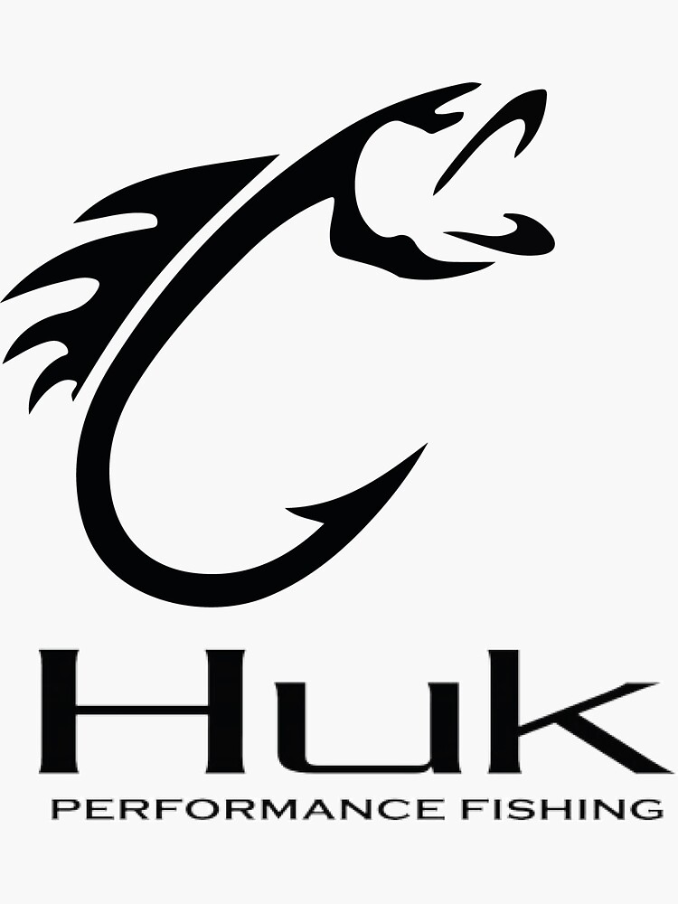 " huk fishing" Sticker for Sale by BLACKSTOR1 Redbubble