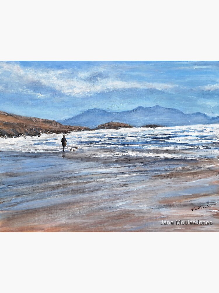 "Traeth Mawr, Aberffraw" Sticker for Sale by janemoulesjones Redbubble