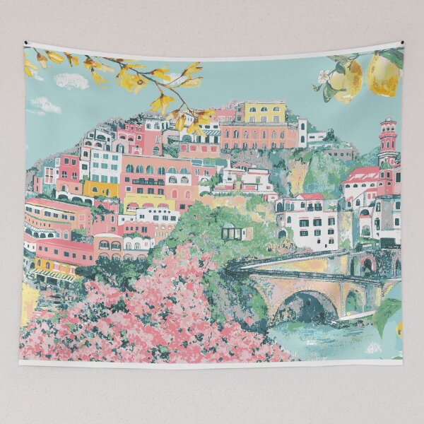 Item preview, Costiera Amalfitana Positano, Sorrento Italian riviera designed and sold by Katarina Roccella.