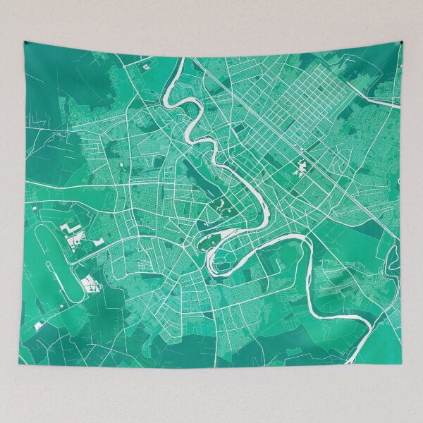 Item preview, Baghdad City Map of Iraq Watercolor n designed and sold by deMAP.