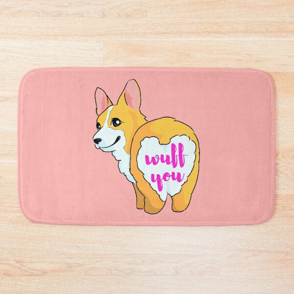 Item preview, Thicc Cute Butt Corgi Says Wuff You Pack of 4s designed and sold by Cawaiico.