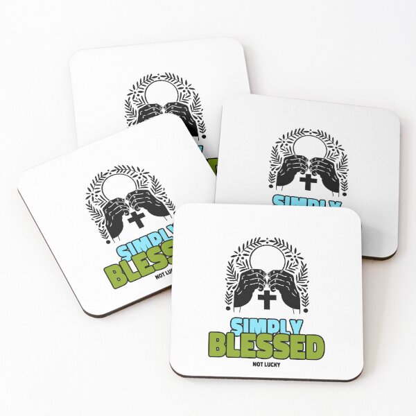 Item preview, Not Lucky Simply Blessed designed and sold by Dbanksdesign.