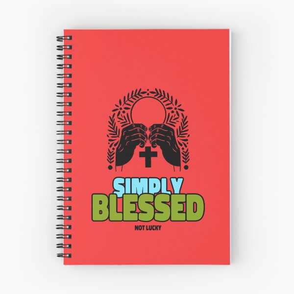 Item preview, Not Lucky Simply Blessed designed and sold by Dbanksdesign.