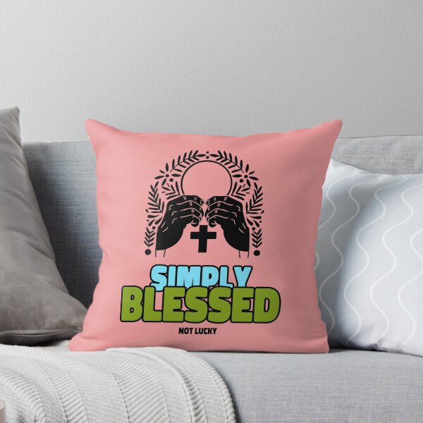 Item preview, Not Lucky Simply Blessed designed and sold by Dbanksdesign.