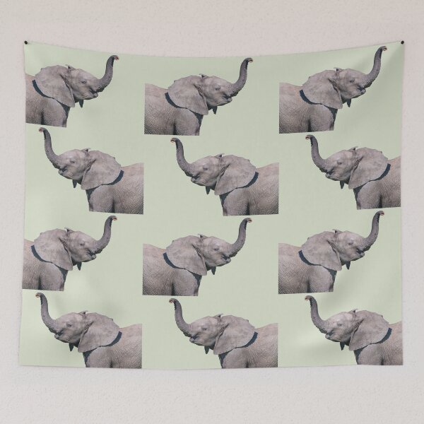 Item preview, Elephant Calf Greeting designed and sold by Owed To Nature.
