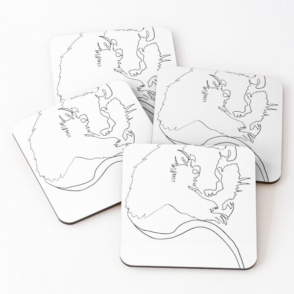 Item preview, Lineart Rat Drawing designed and sold by Caarvroomvroom.