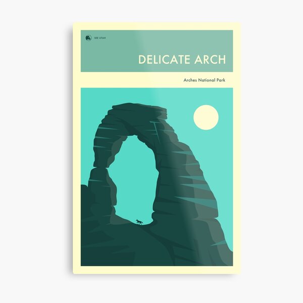 THE DELICATE ARCH Metal Print