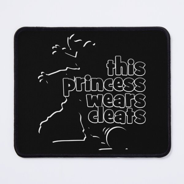 Item preview, This Princess Wears Cleats Sticker designed and sold by lambstout2.