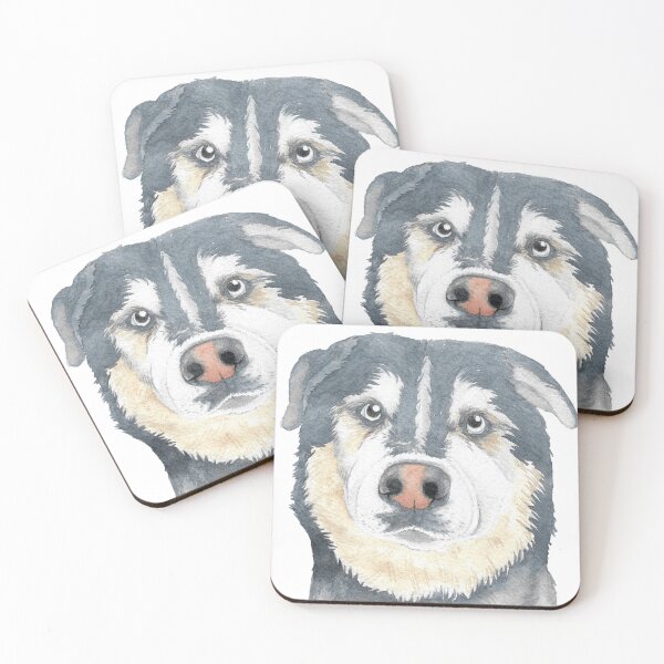 Item preview, dog watercolor painting portrait pet designed and sold by L'Atelier Oranjade.