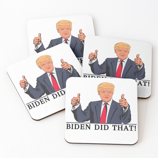 Item preview, Gas Pump Sticker - Joe Biden did that! - Donald Trump, Biden did that! Funny meme designed and sold by Zoef-Design.