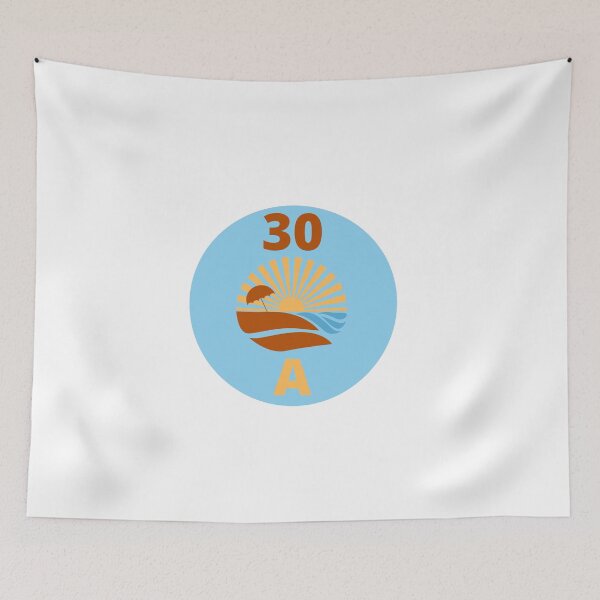 Item preview, 30A Florida seaside best Sticker designed and sold by abdmrf.