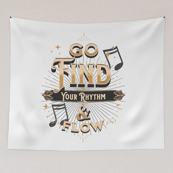 Item preview, Find Your Rhythm and Flow designed and sold by ActionFocus.