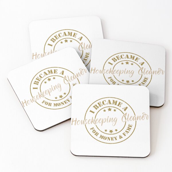 Item preview, I Became A Housekeeping Cleaner For Money And Fame - Funny Housekeeping Cleaner Quote Gift Idea For Men and Womens designed and sold by Mmmm3344.