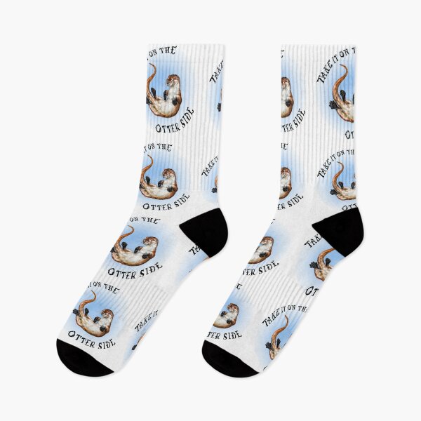 Item preview, Take it on the Otter Side | B Cartoon Otter Take it on the Other Side  designed and sold by Snootrac.