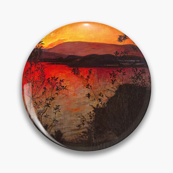 Item preview, Evening Glow by Harald Sohlberg designed and sold by AestheticsXarts.