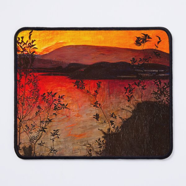 Item preview, Evening Glow by Harald Sohlberg designed and sold by AestheticsXarts.
