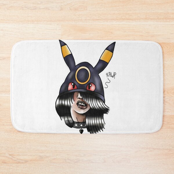 Item preview, Emo/Goth Girl wearing Umbreon Hoodie  designed and sold by HaloneWolf.