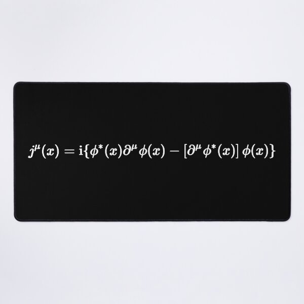 Item preview, klein Gordon, scalar field probability current dark version designed and sold by NoetherSym.