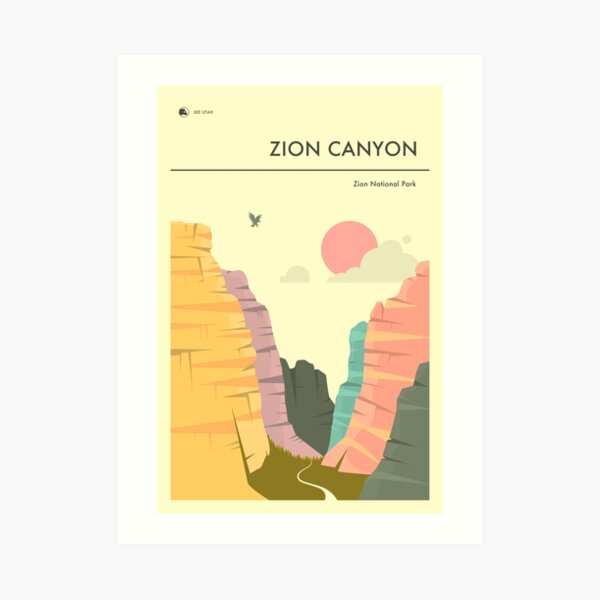 ZION CANYON Art Print
