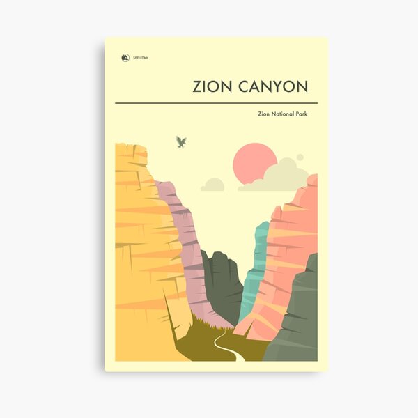 ZION CANYON Canvas Print