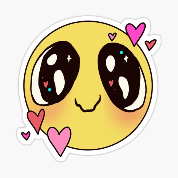 shitpost emoji cute hearts love sticker by @_bakinu_