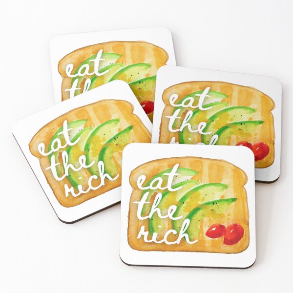 Item preview, Eat the Rich Avo Toast designed and sold by SaltandPaper.