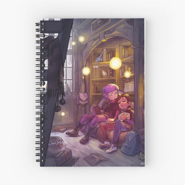 Item preview, Luz and Amity Library Poster (Purple Hair) designed and sold by Vyper.