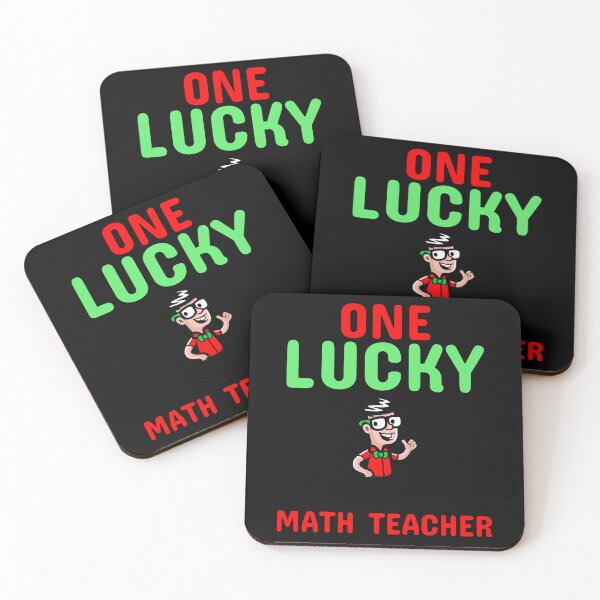 Item preview, One Lucky Math Teacher designed and sold by Studioapartment.