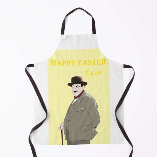 Item preview, Hercule Poirot Easter card designed and sold by Ileedesign.