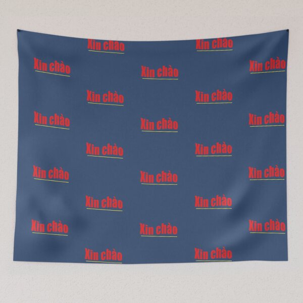 Item preview, Xin chào (Hello in Vietnamese) designed and sold by lobodelnoir.