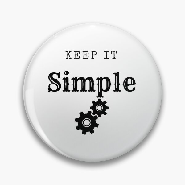 Item preview, Keep it simple. Oversimplified designed and sold by shanesil.