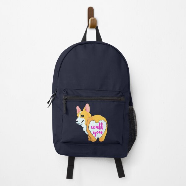 Item preview, Thicc Cute Butt Corgi Says Wuff You with Numbers designed and sold by Cawaiico.