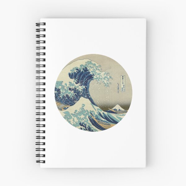 Item preview, Great Wave off Kanagawa circle designed and sold by HBzshop.