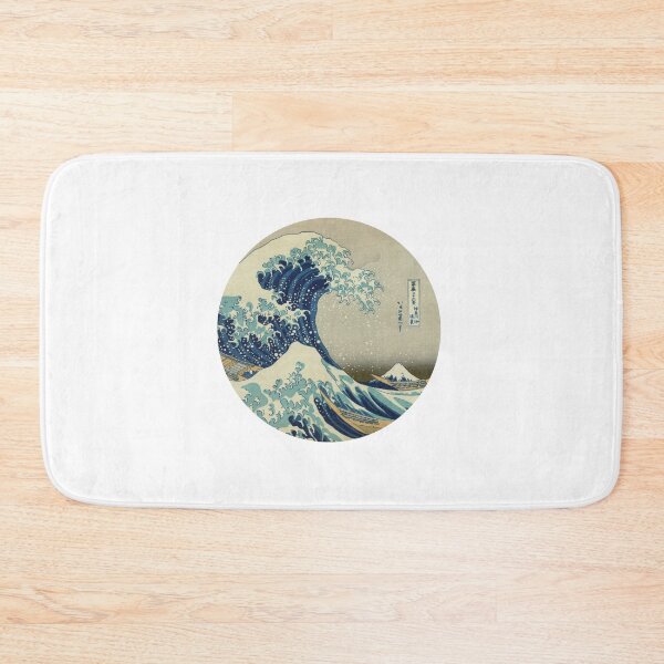Item preview, Great Wave off Kanagawa circle designed and sold by HBzshop.