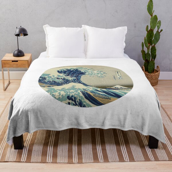 Item preview, Great Wave off Kanagawa circle designed and sold by HBzshop.