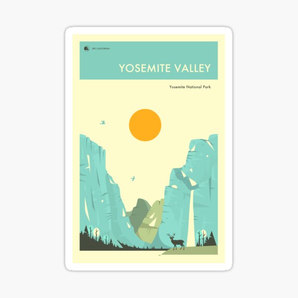 YOSEMITE VALLEY Sticker