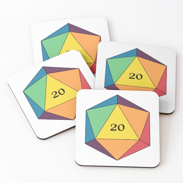 Item preview, Rainbow d20 designed and sold by renbydesigns.