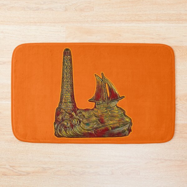 Item preview, Lighthouse and small sailboat designed and sold by MarieClaude1954.