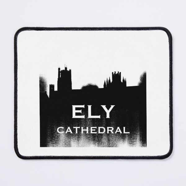 Item preview, Ely Cathedral in Charcoal & Ink with a White background designed and sold by Elizabeth-Banks.