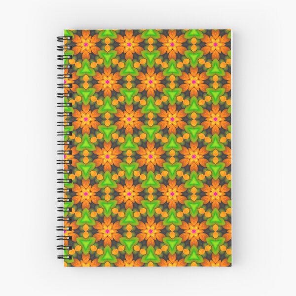 Item preview, Geometric pattern with colorful flowers designed and sold by JohnyDas.
