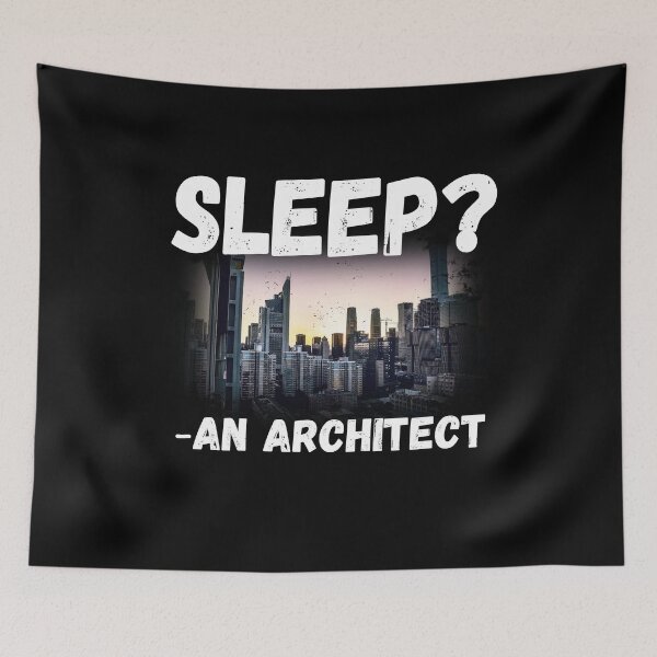 Item preview, Architects do not sleep designed and sold by Zilch-o.