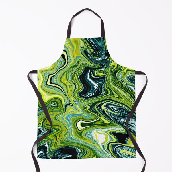 Item preview, Abstract painting in blue and green designed and sold by JohnyDas.