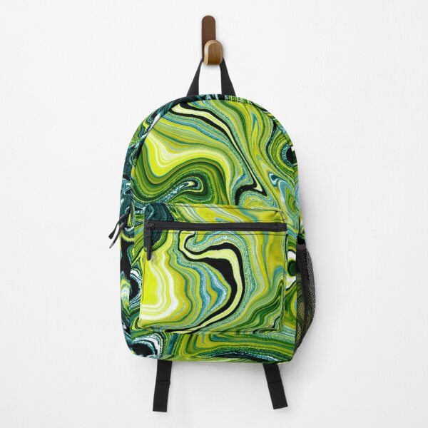 Item preview, Abstract painting in blue and green designed and sold by JohnyDas.