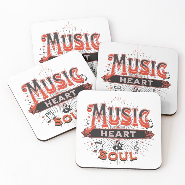 Item preview, Red Hot Music Heart and Soul designed and sold by ActionFocus.