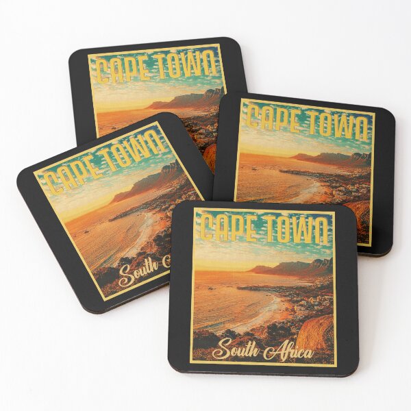 Item preview, Cape Town South Africa Vintage Travel, Best Gift Idea For Cape Town Clifton Beach, Cape Town South Africa Travel Lover designed and sold by Paintcorner.